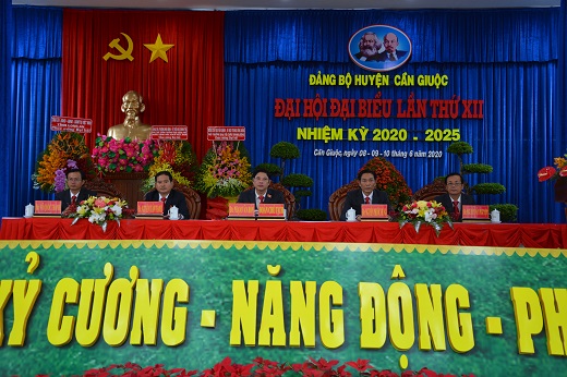 Đại hội Đảng bộ huyện Cần Giuộc lần thứ XII, nhiệm kỳ 2020-2025 thành công tốt đẹp